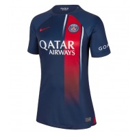Camiseta Paris Saint-Germain Manuel Ugarte #4 Primera Equipación para mujer 2023-24 manga corta
